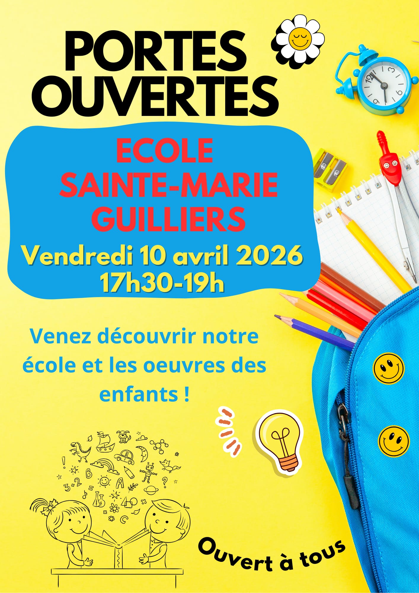 Portes Ouvertes école Sainte-Marie